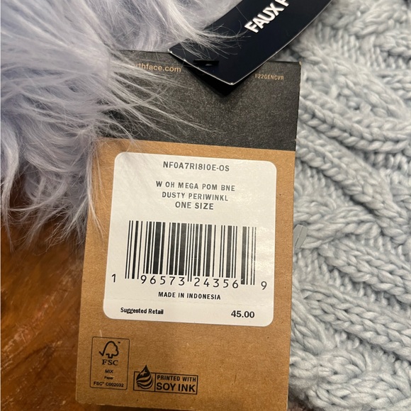 NWT North Face Oh Mega Pom Beanie main image 2